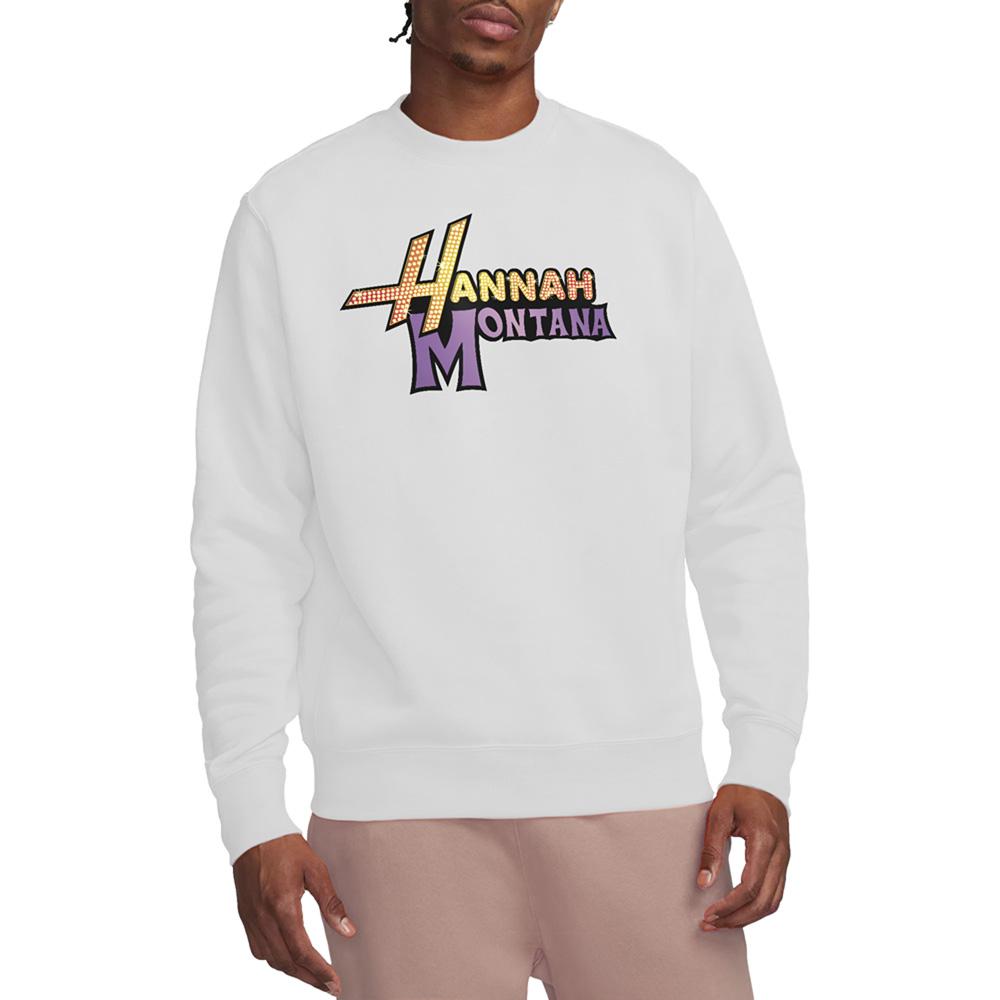 White - Lifestyle - Hannah Montana Unisex Adult Camp Rock Logo Sweatshirt