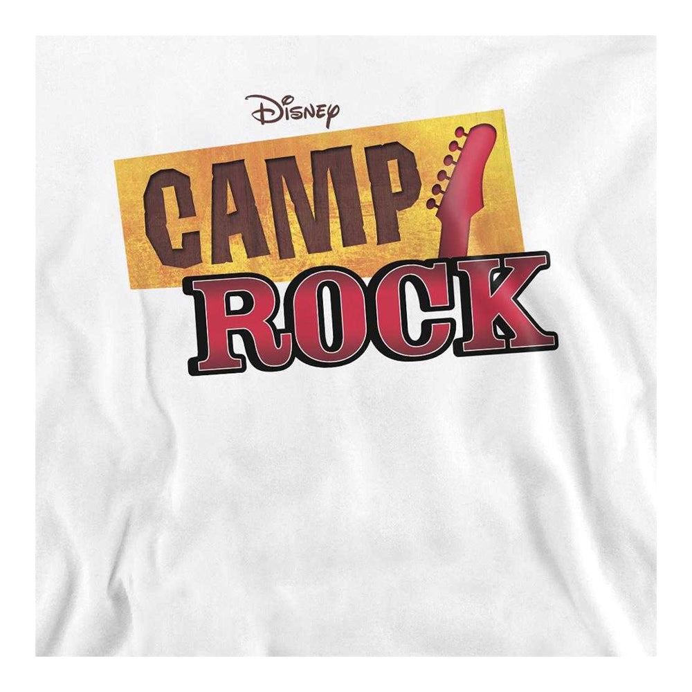 White - Side - Camp Rock Unisex Adult Classic Logo Sweatshirt
