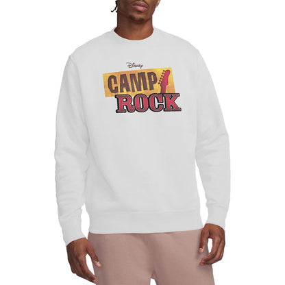 White - Lifestyle - Camp Rock Unisex Adult Classic Logo Sweatshirt