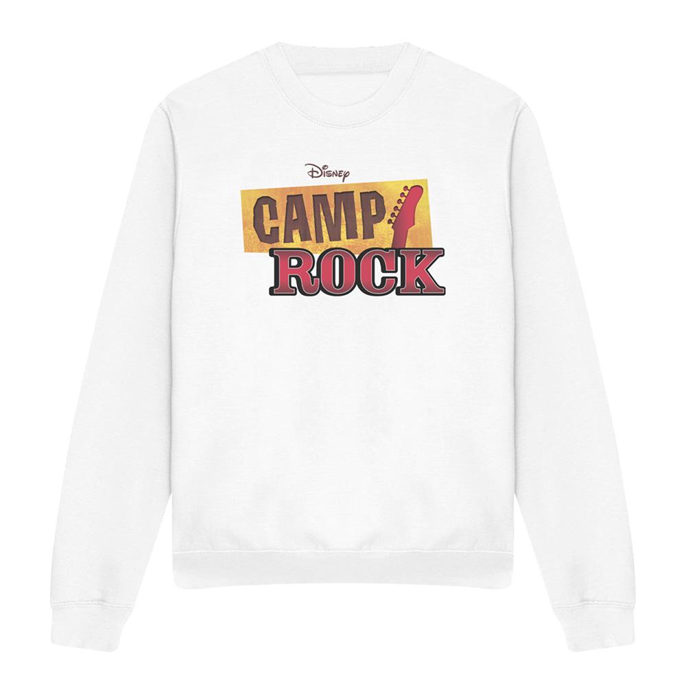 White - Front - Camp Rock Unisex Adult Classic Logo Sweatshirt