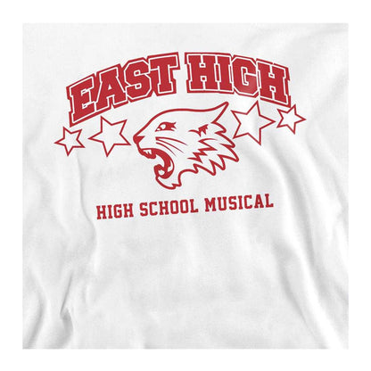 White - Side - High School Musical Unisex Adult East High Sweatshirt