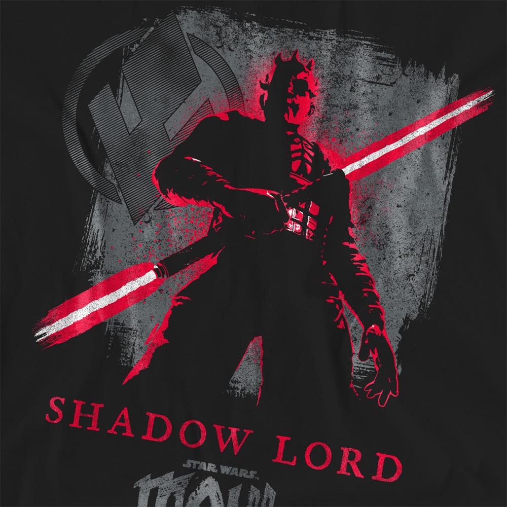Black - Pack Shot - Star Wars: Maul-Shadow Lord Womens-Ladies Dark Side Sith T-Shirt