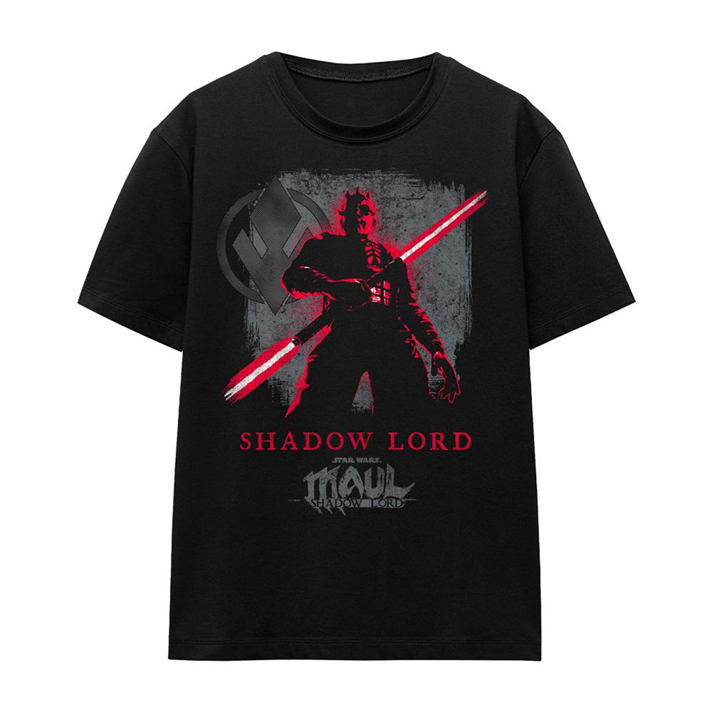 Black - Front - Star Wars: Maul-Shadow Lord Womens-Ladies Dark Side Sith T-Shirt