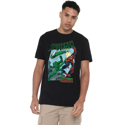 Black - Lifestyle - Spider-Man Unisex Adult Sting Of The Scorpion Retro T-Shirt