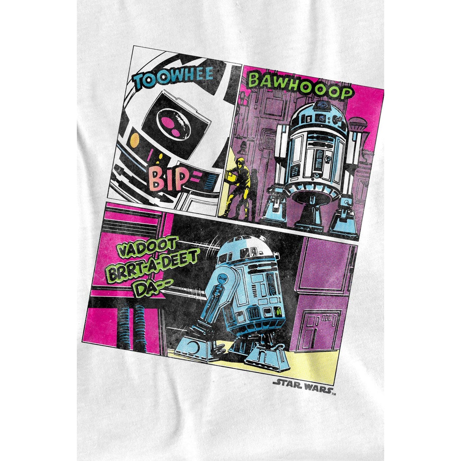 White - Lifestyle - Star Wars Childrens-Kids To The Rescue R2-D2 T-Shirt