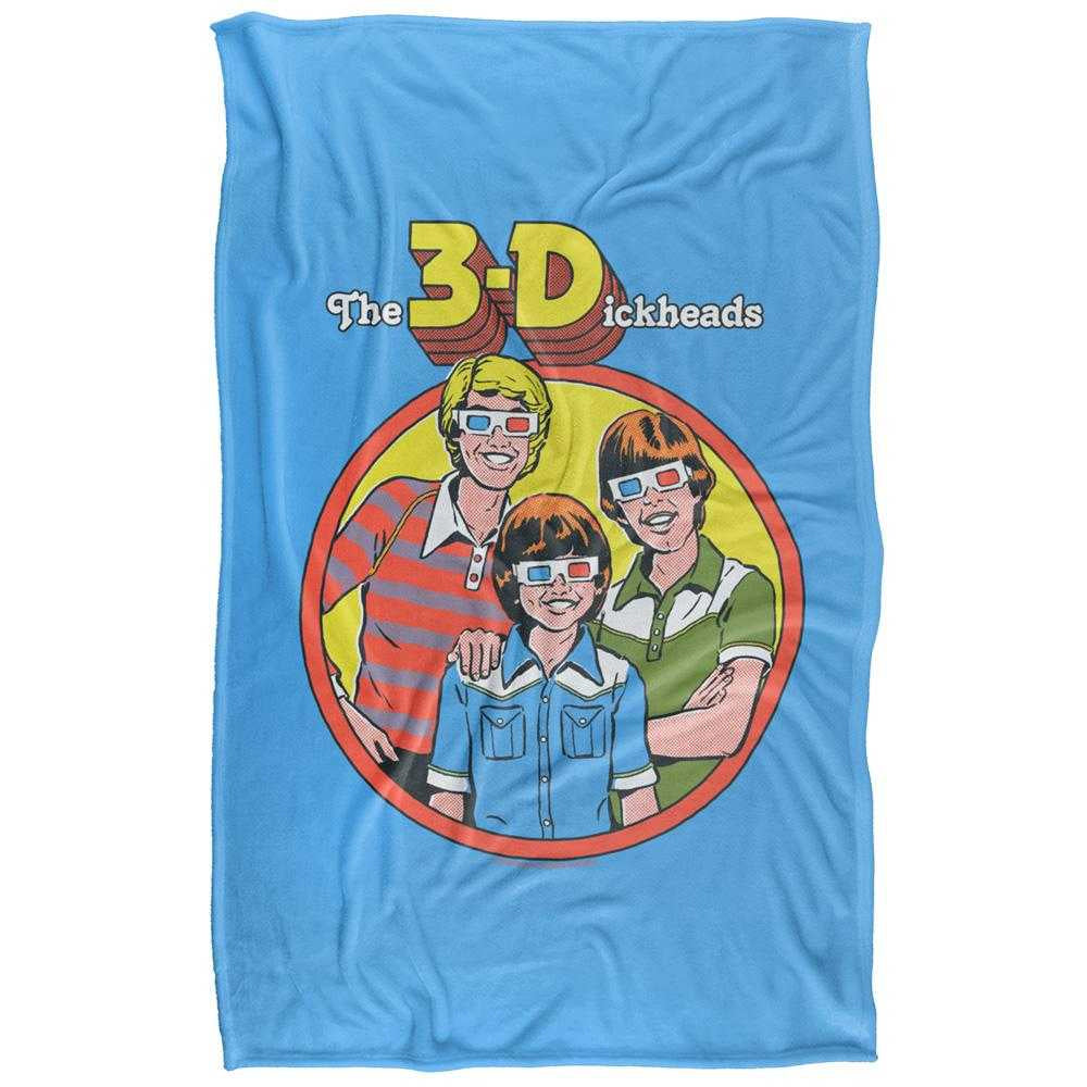 Multicoloured - Front - Steven Rhodes 3D Soft Touch Blanket