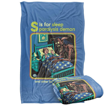 Multicoloured Print - Front - Steven Rhodes Sleep Paralysis Demon Silky Soft Touch Blanket