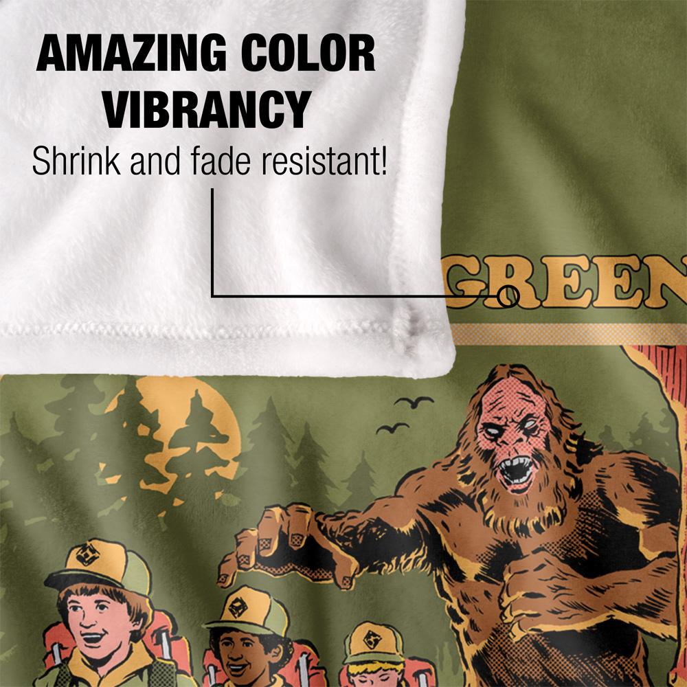 Multicoloured - Side - Steven Rhodes Eat Your Greens Soft Touch Blanket