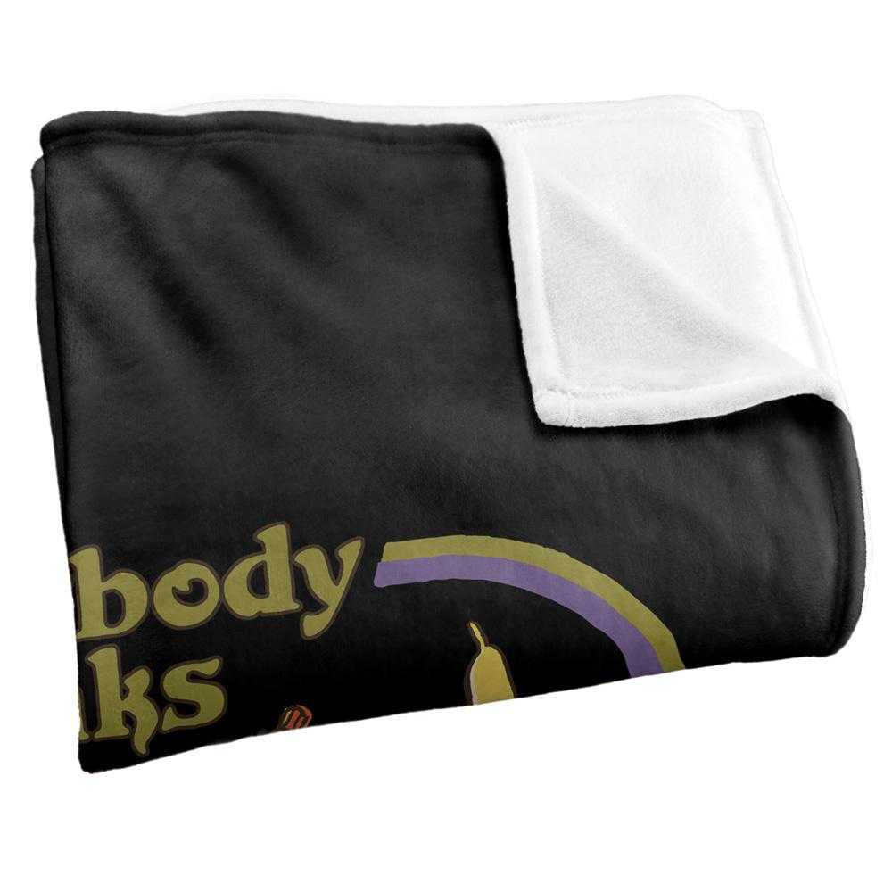 Multicoloured - Back - Steven Rhodes Everybody Croaks Soft Touch Blanket