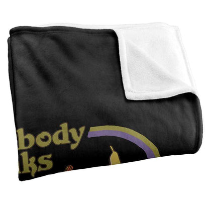 Multicoloured - Back - Steven Rhodes Everybody Croaks Soft Touch Blanket