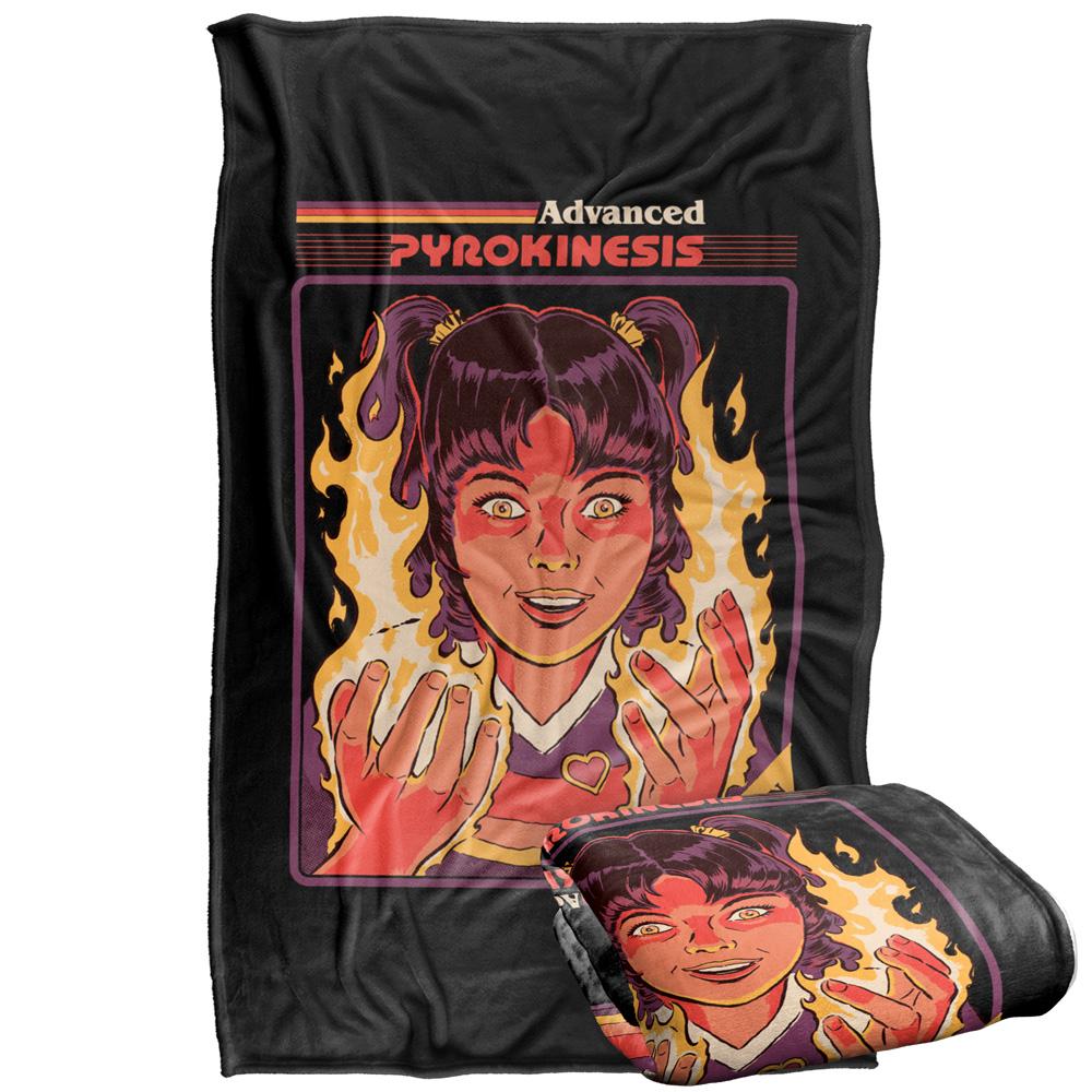 Multicoloured Print - Front - Steven Rhodes Advanced Pyrokinesis Soft Touch Blanket