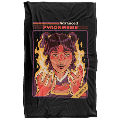 Multicoloured Print - Back - Steven Rhodes Advanced Pyrokinesis Soft Touch Blanket