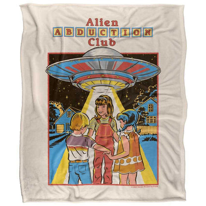 Multicoloured - Front - Steven Rhodes Alien Abduction Club Soft Touch Blanket