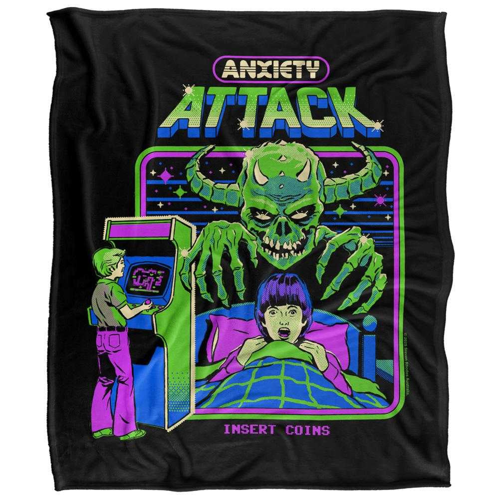 Multicoloured - Front - Steven Rhodes Anxiety Attack Soft Touch Blanket