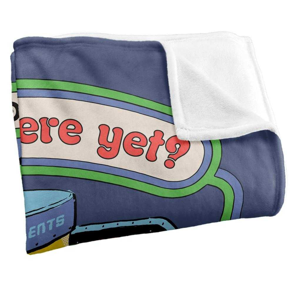 Multicoloured - Back - Steven Rhodes Are We There Yet? Soft Touch Blanket