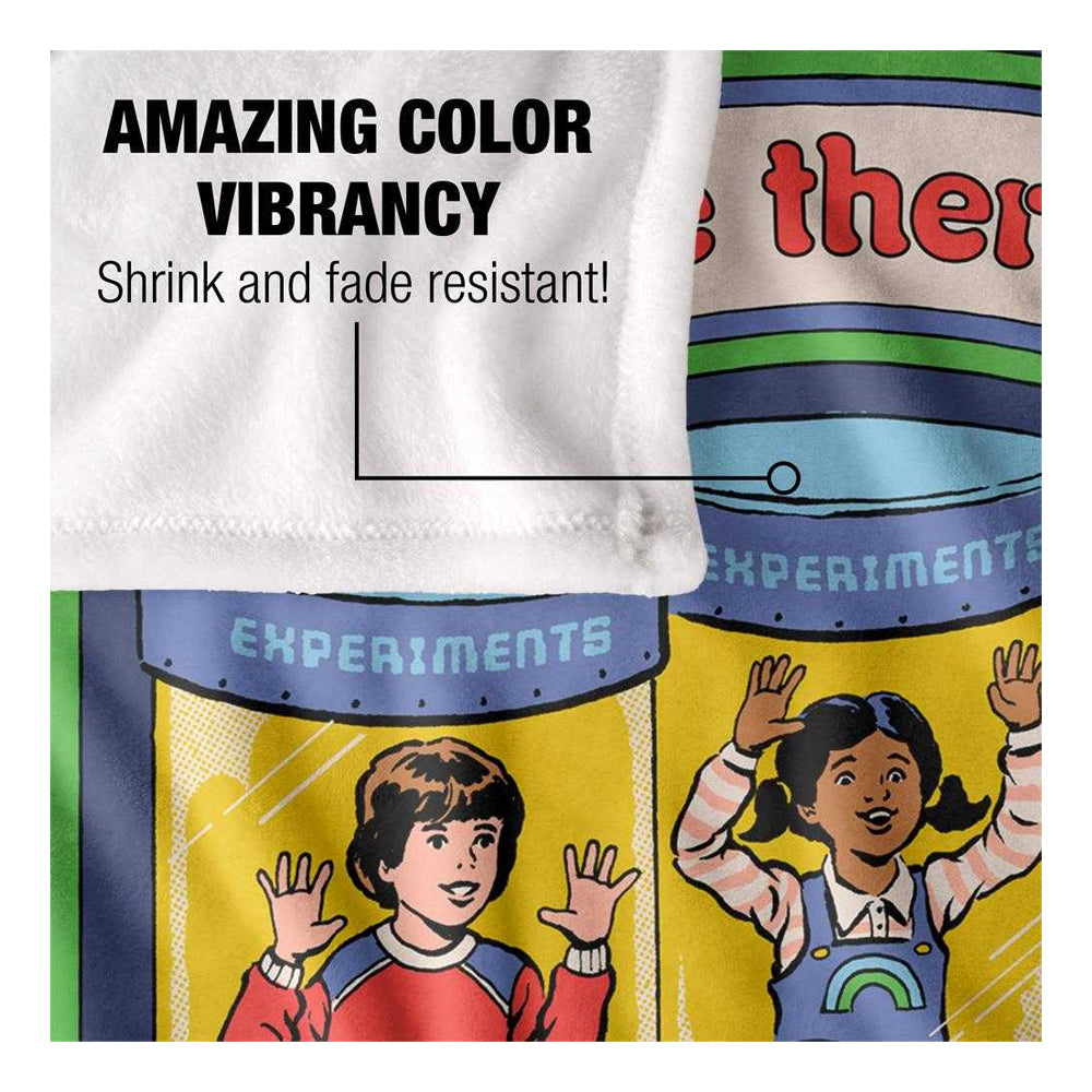 Multicoloured - Side - Steven Rhodes Are We There Yet? Soft Touch Blanket