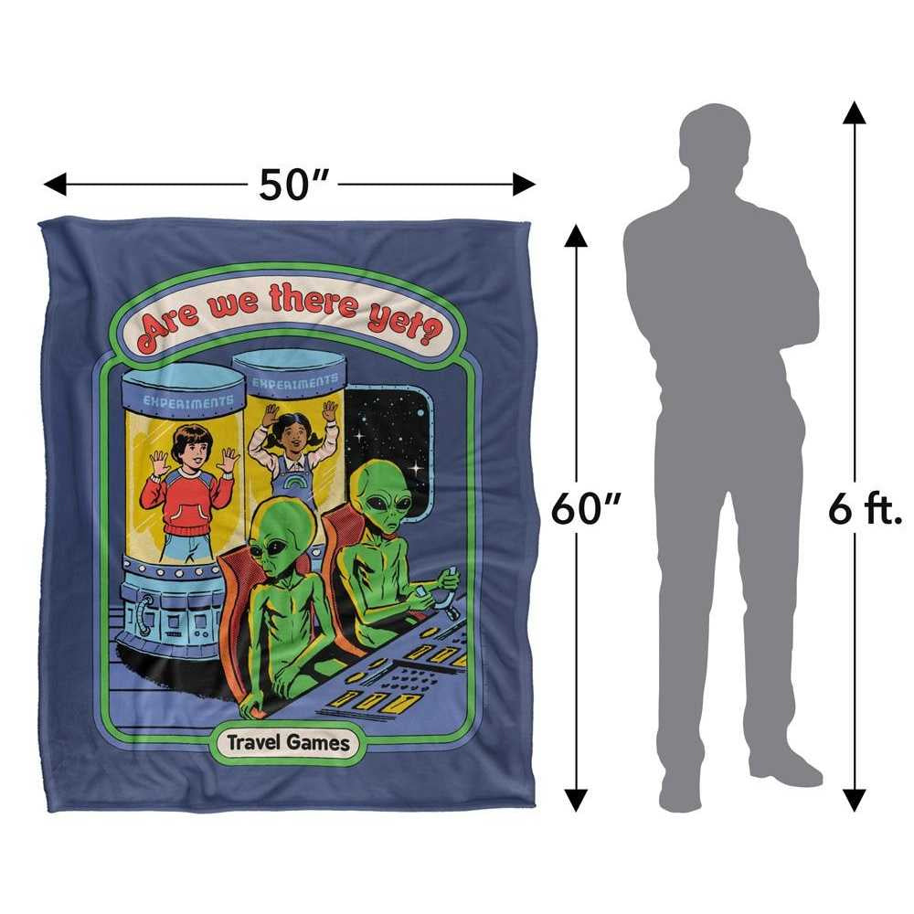 Multicoloured - Lifestyle - Steven Rhodes Are We There Yet? Soft Touch Blanket