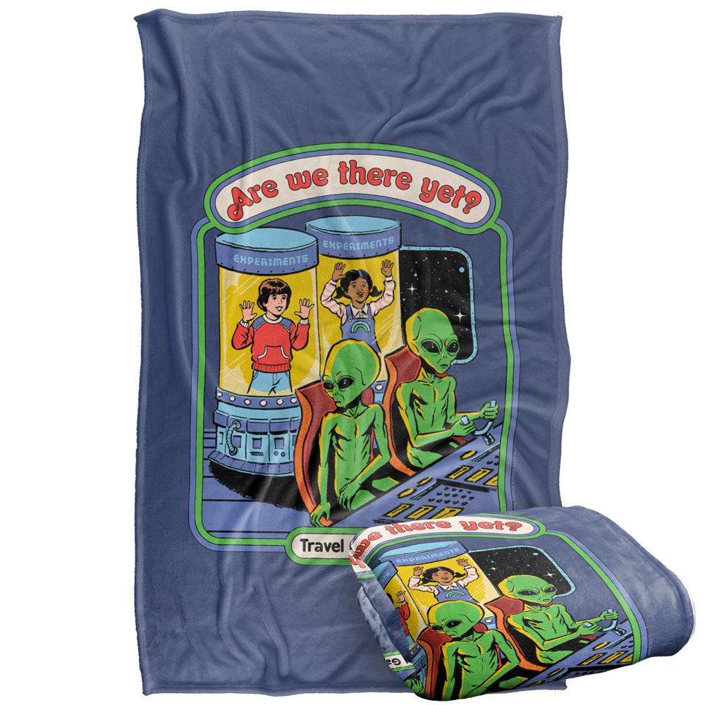 Multicoloured Print - Front - Steven Rhodes Are We There Yet? Soft Touch Blanket