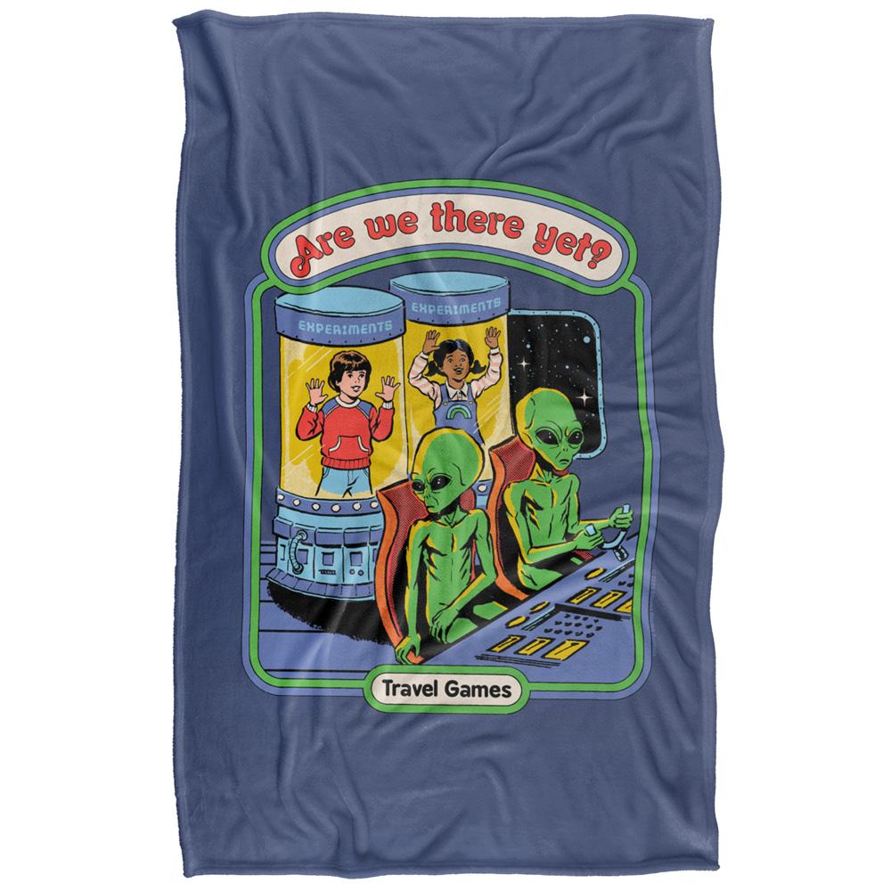 Multicoloured Print - Back - Steven Rhodes Are We There Yet? Soft Touch Blanket