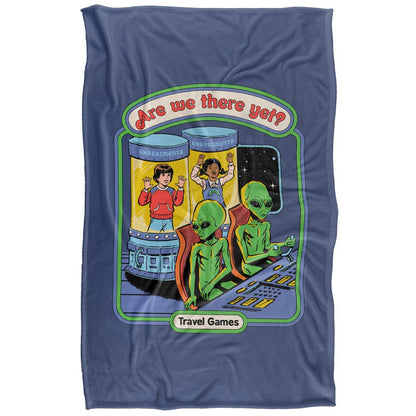 Multicoloured Print - Back - Steven Rhodes Are We There Yet? Soft Touch Blanket