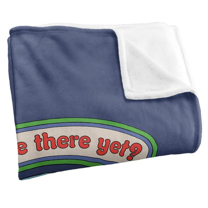Multicoloured Print - Side - Steven Rhodes Are We There Yet? Soft Touch Blanket