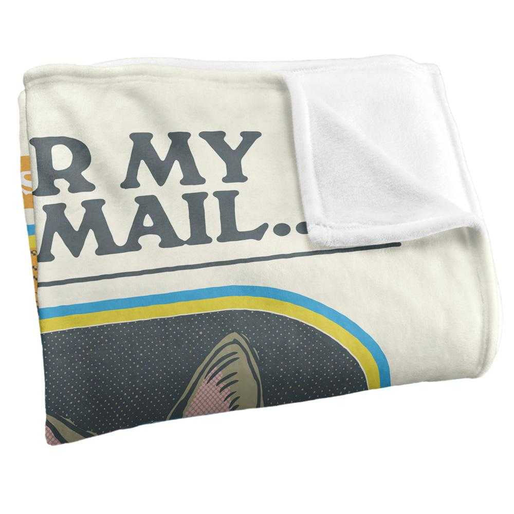 Multicoloured - Back - Steven Rhodes As Purr My Last Email Soft Touch Blanket