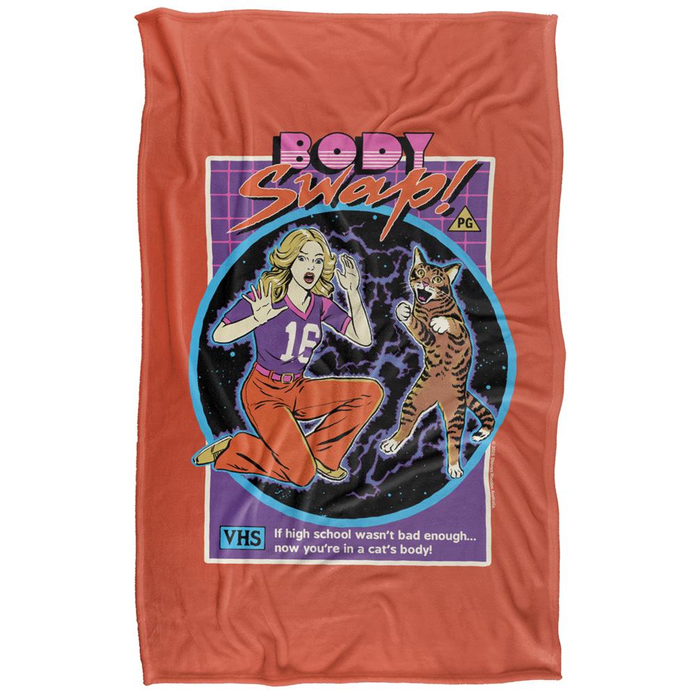 Multicoloured Print - Front - Steven Rhodes Body Swap Soft Touch Blanket