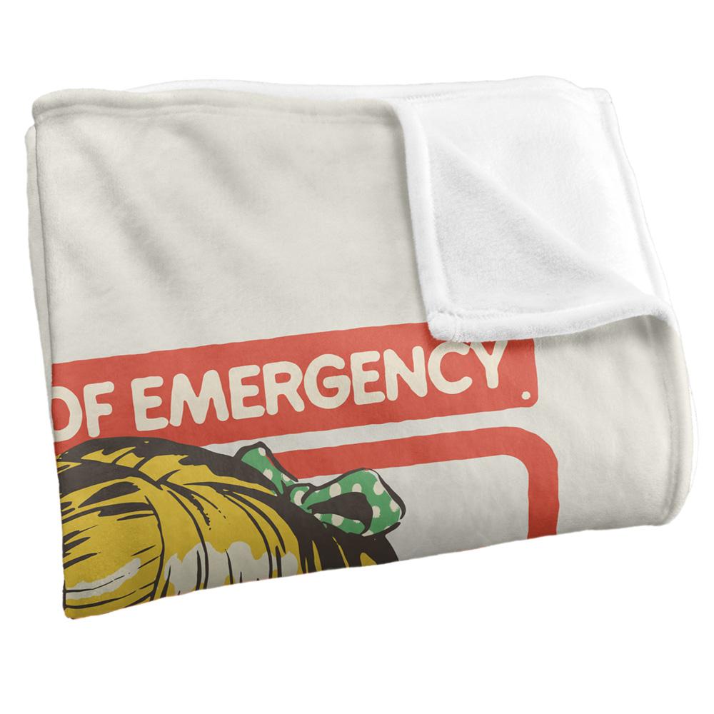 Multicoloured Print - Back - Steven Rhodes Break Glass Soft Touch Blanket