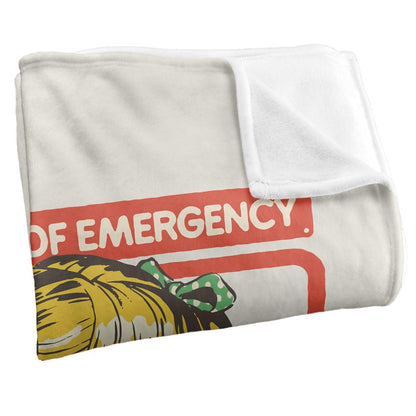 Multicoloured Print - Back - Steven Rhodes Break Glass Soft Touch Blanket
