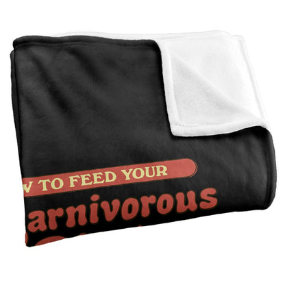 Multicoloured - Back - Steven Rhodes Carnivorous Plant Soft Touch Blanket