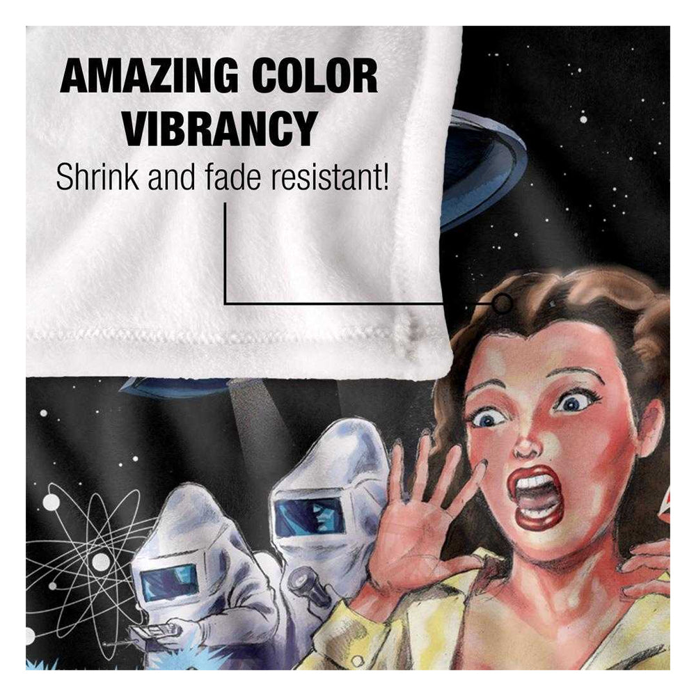 Multicoloured - Side - Steven Rhodes Catabeard Soft Touch Blanket