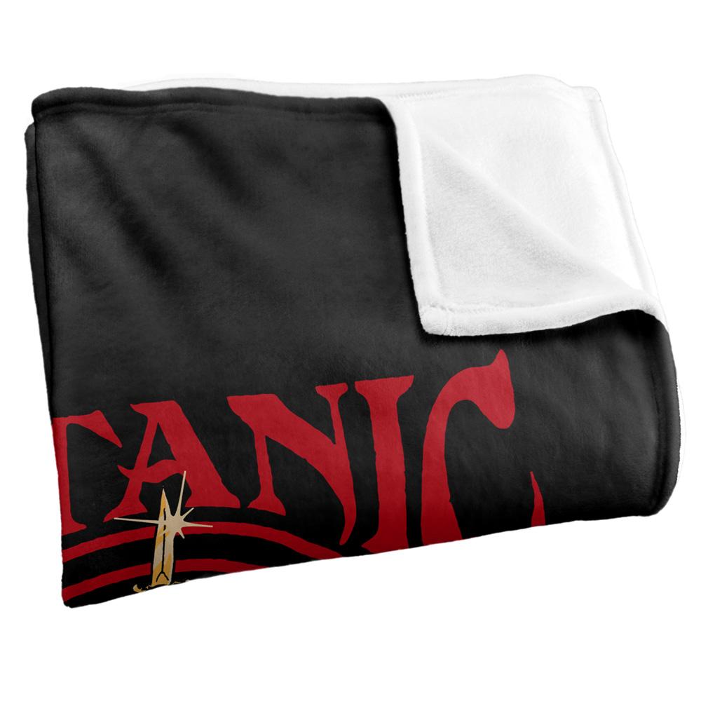 Multicoloured Print - Side - Steven Rhodes Catanic Panic Soft Touch Blanket