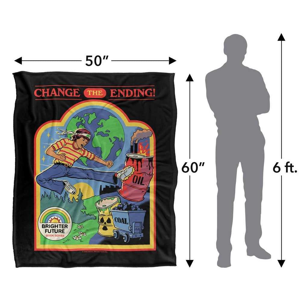 Multicoloured - Lifestyle - Steven Rhodes Change The Ending Soft Touch Blanket