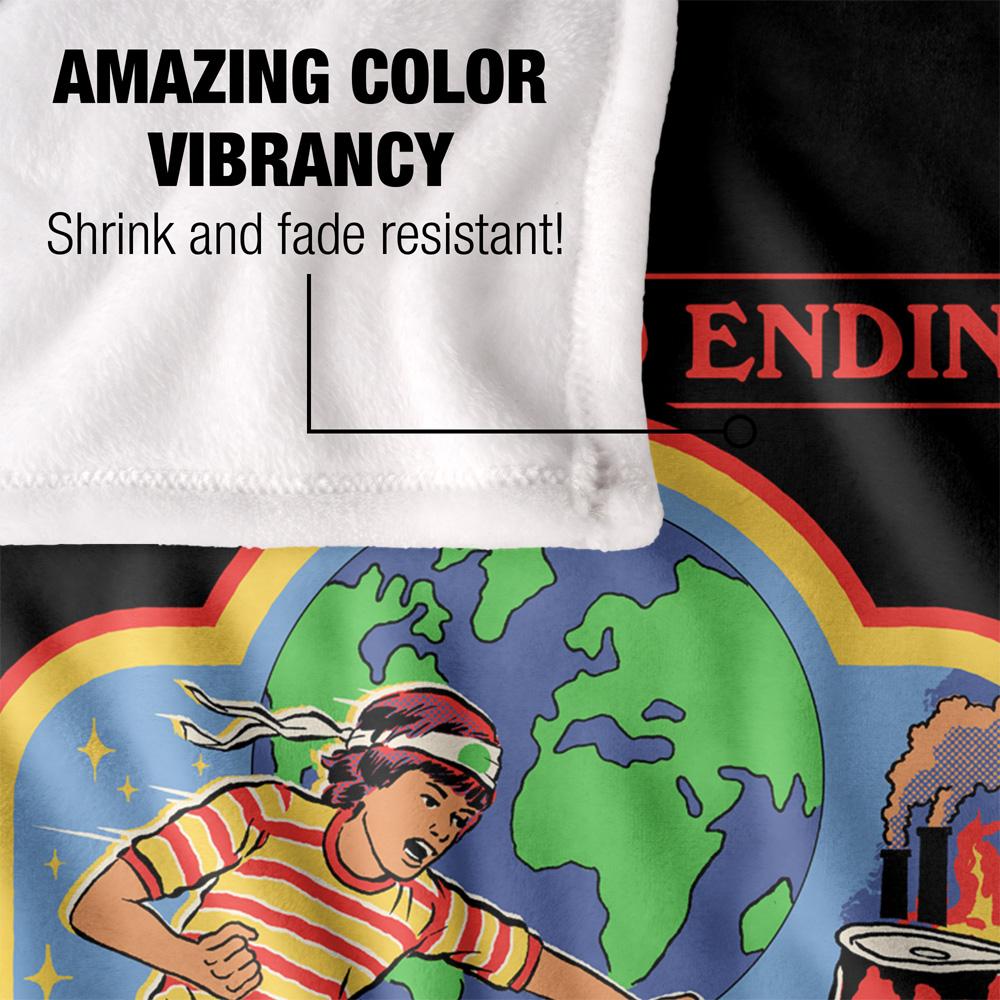 Multicoloured Print - Lifestyle - Steven Rhodes Change The Ending Soft Touch Blanket