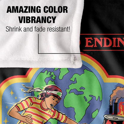 Multicoloured Print - Lifestyle - Steven Rhodes Change The Ending Soft Touch Blanket