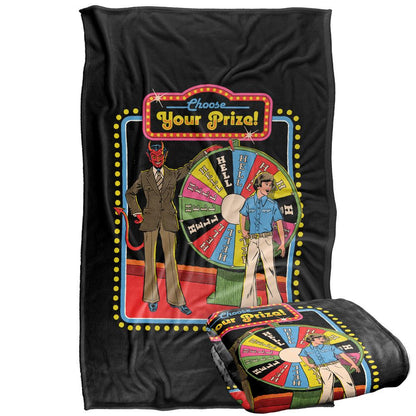 Multicoloured Print - Front - Steven Rhodes Choose Your Prize Soft Touch Blanket
