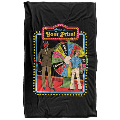Multicoloured Print - Back - Steven Rhodes Choose Your Prize Soft Touch Blanket