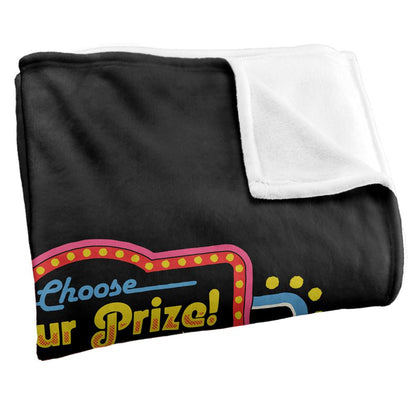 Multicoloured Print - Side - Steven Rhodes Choose Your Prize Soft Touch Blanket