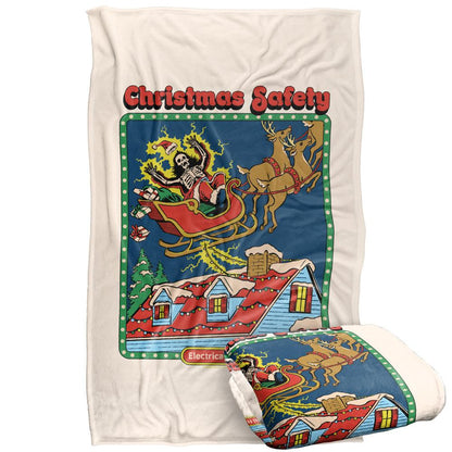 Multicoloured Print - Front - Steven Rhodes Christmas Safety Soft Touch Blanket
