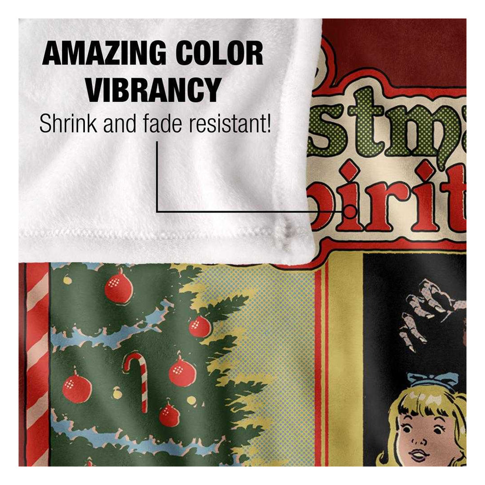 Multicoloured - Side - Steven Rhodes Christmas Spirit Soft Touch Blanket