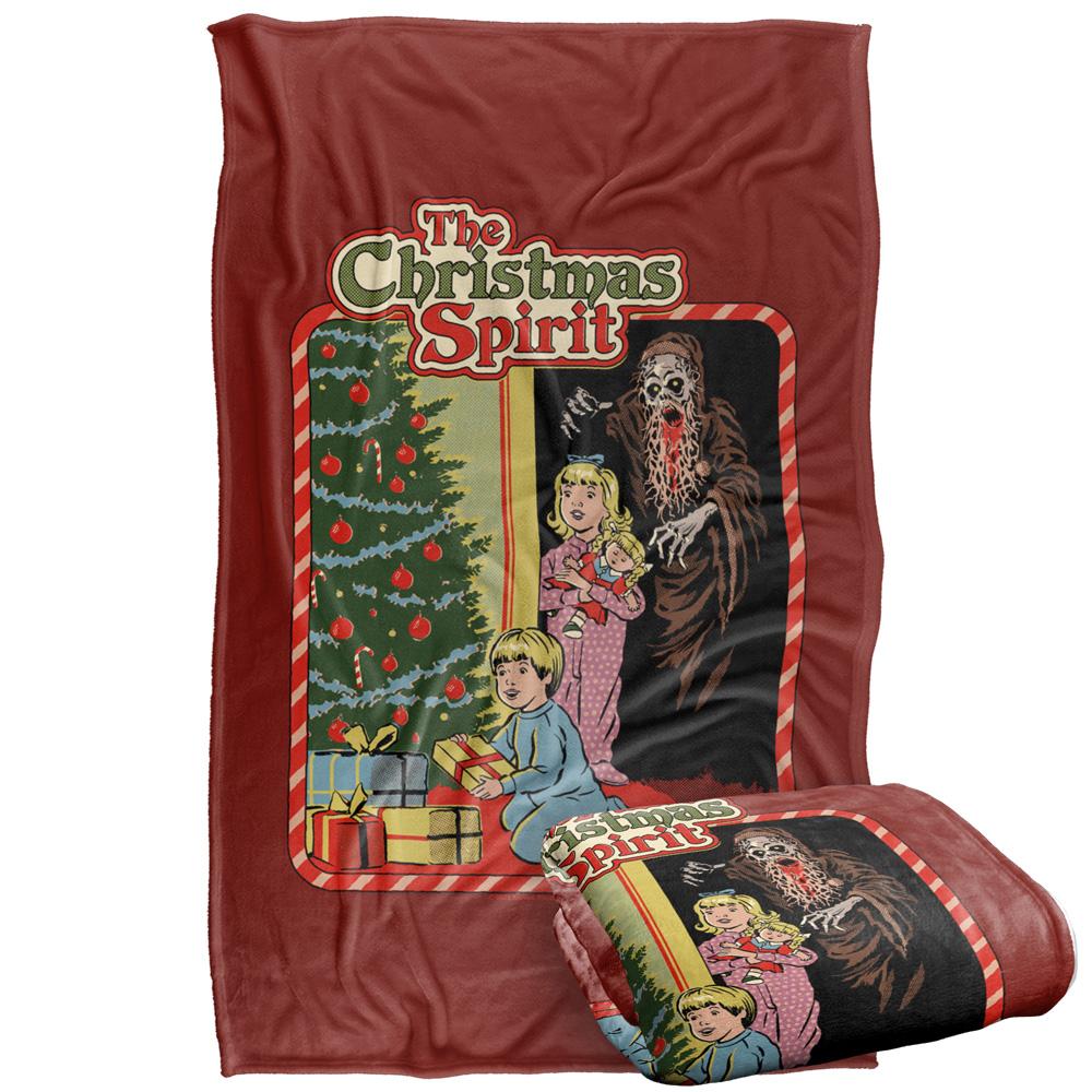 Multicoloured Print - Front - Steven Rhodes Christmas Spirit Soft Touch Blanket