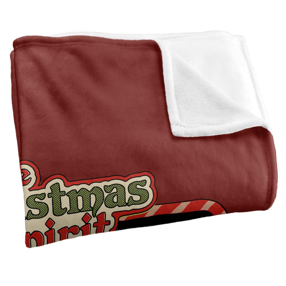 Multicoloured Print - Side - Steven Rhodes Christmas Spirit Soft Touch Blanket