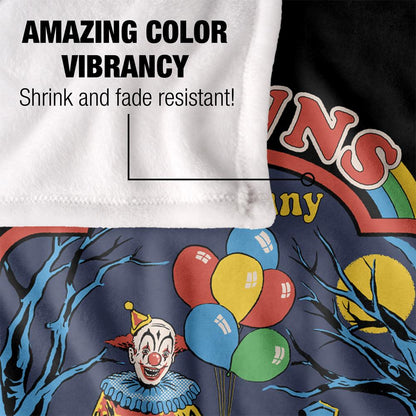Multicoloured Print - Lifestyle - Steven Rhodes Clowns Are Funny Soft Touch Blanket