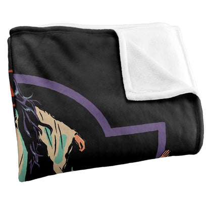 Multicoloured - Side - Steven Rhodes Coffee Gives Me Life Soft Touch Blanket