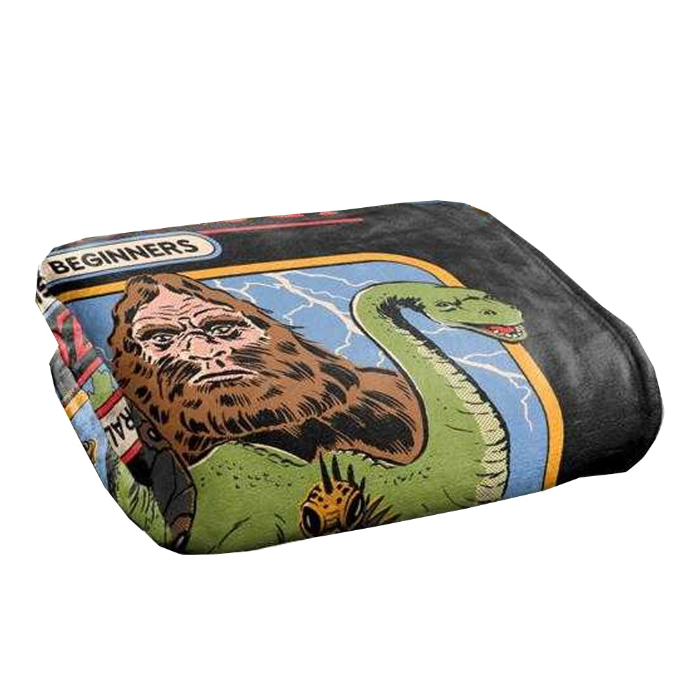 Multicoloured - Back - Steven Rhodes Cryptozoology For Beginners Soft Touch Blanket