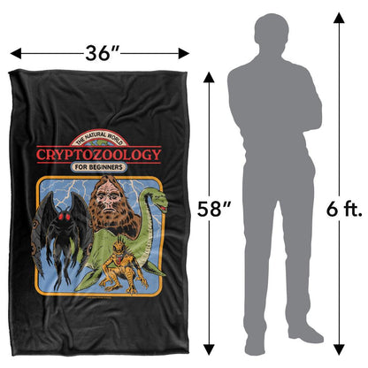 Multicoloured Print - Pack Shot - Steven Rhodes Cryptozoology For Beginners Soft Touch Blanket