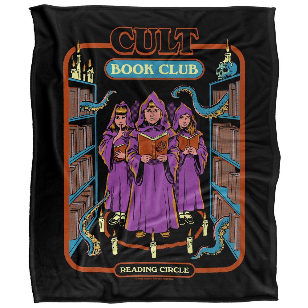 Multicoloured - Front - Steven Rhodes Cult Book Club Soft Touch Blanket