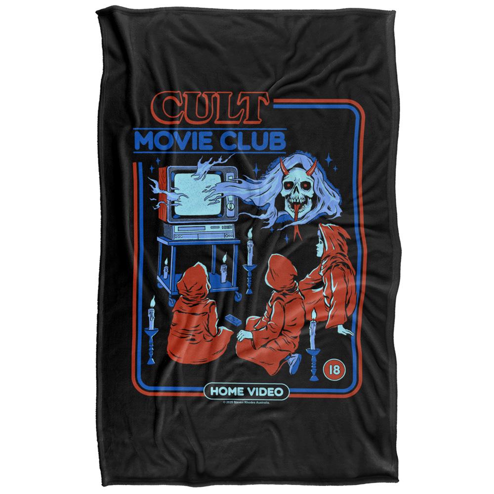 Multicoloured Print - Back - Steven Rhodes Cult Movie Club Soft Touch Blanket