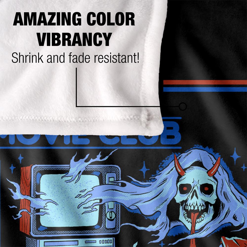 Multicoloured Print - Lifestyle - Steven Rhodes Cult Movie Club Soft Touch Blanket