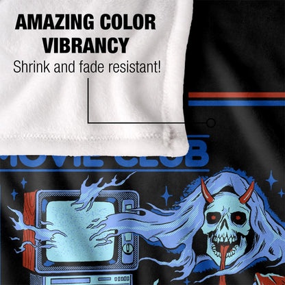 Multicoloured Print - Lifestyle - Steven Rhodes Cult Movie Club Soft Touch Blanket